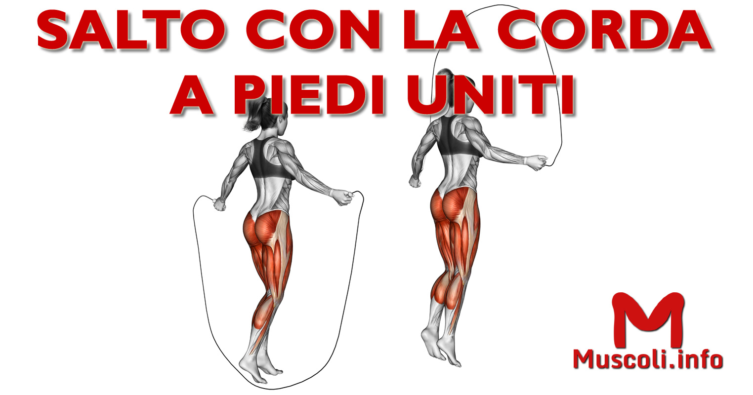 Tipi Di Salto Con La Corda Salto con la corda a piedi uniti - esercizio cardio per le gambe